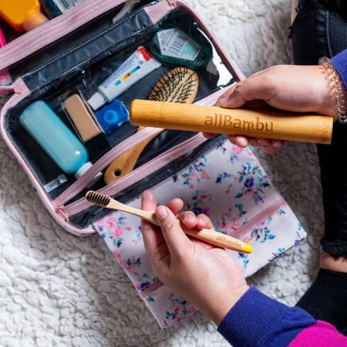 Bamboo Travel Case | Adults - Greenbriar Market + Refillery