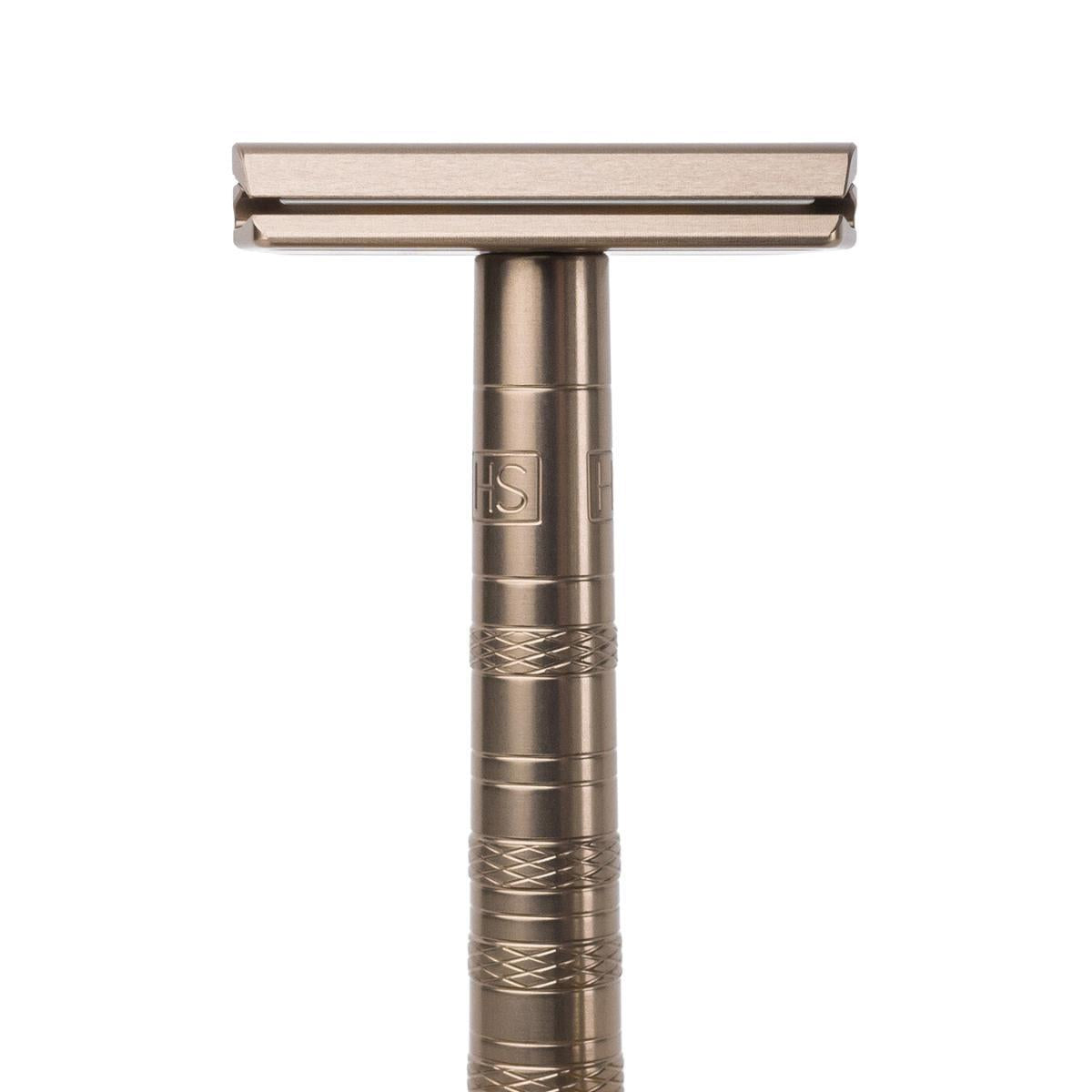 Tan Henson AL13 safety razor – Calgary sustainable shaving essential
