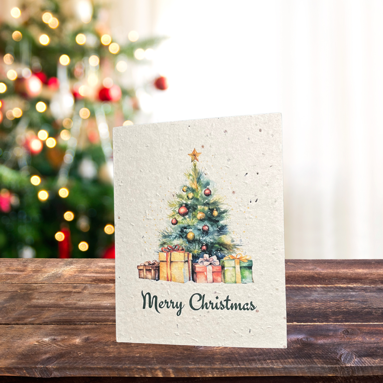 Christmas Greeting Card | Plantable Flower Seed Paper - Greenbriar Market + Refillery