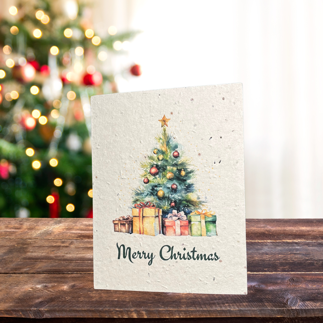 Christmas Greeting Card | Plantable Flower Seed Paper - Greenbriar Market + Refillery