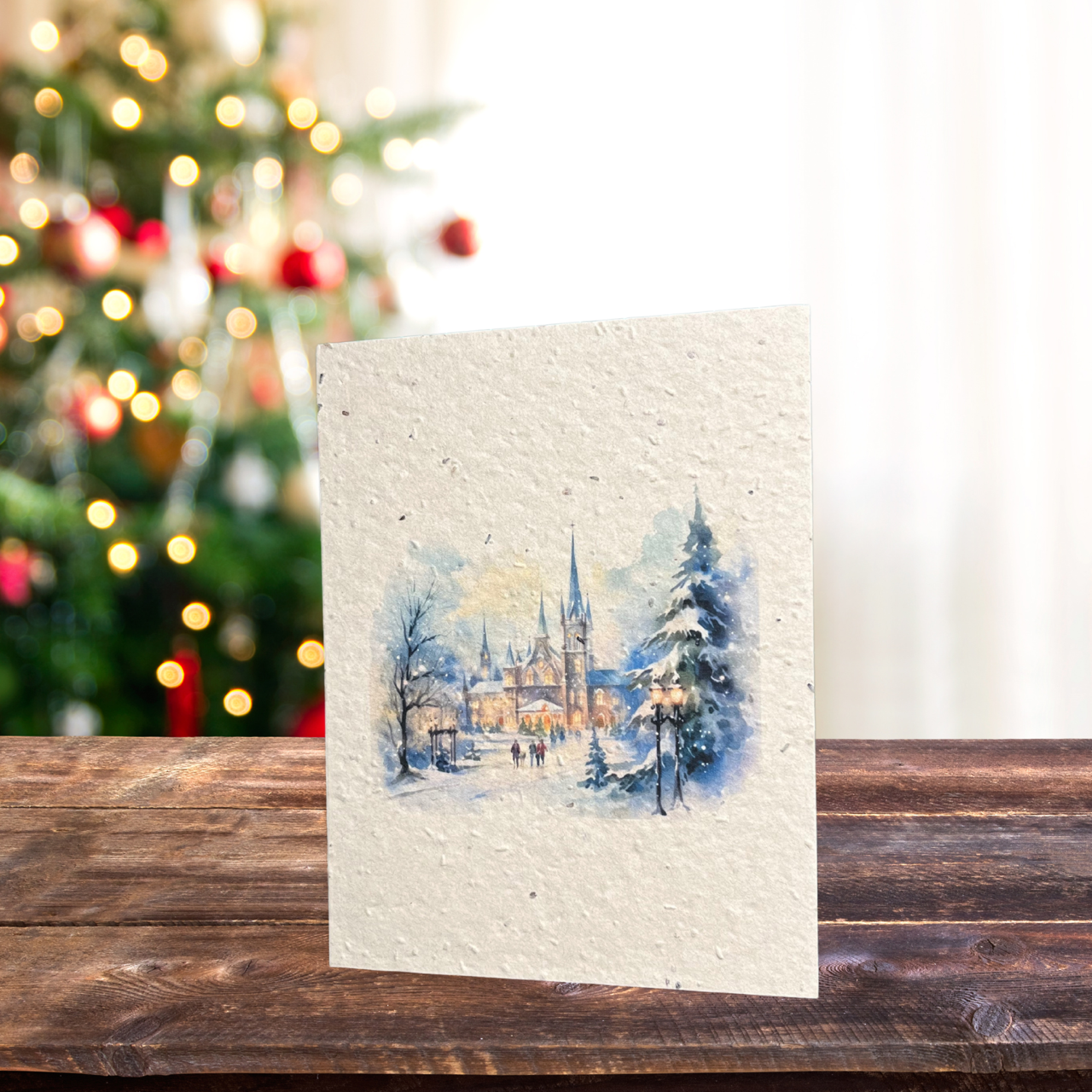 Christmas Greeting Card | Plantable Flower Seed Paper - Greenbriar Market + Refillery