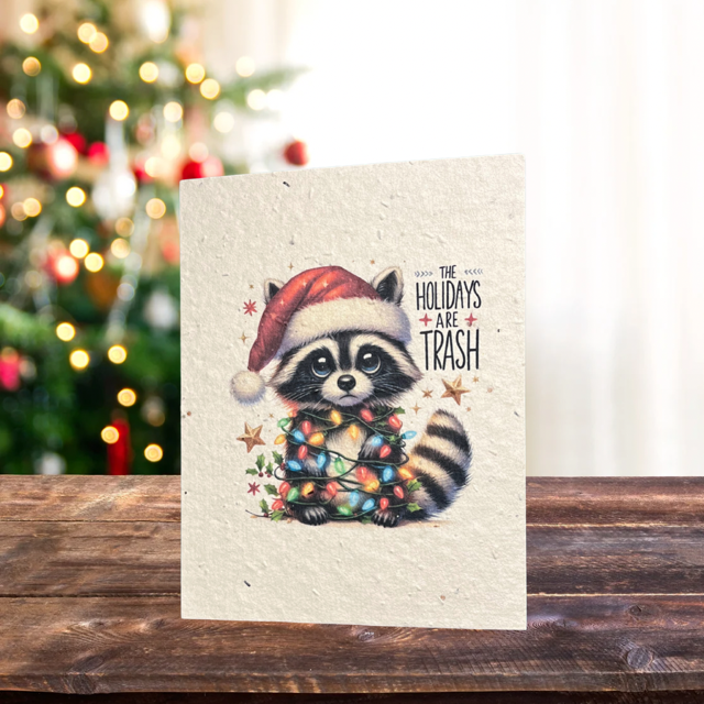 Christmas Greeting Card | Plantable Flower Seed Paper - Greenbriar Market + Refillery