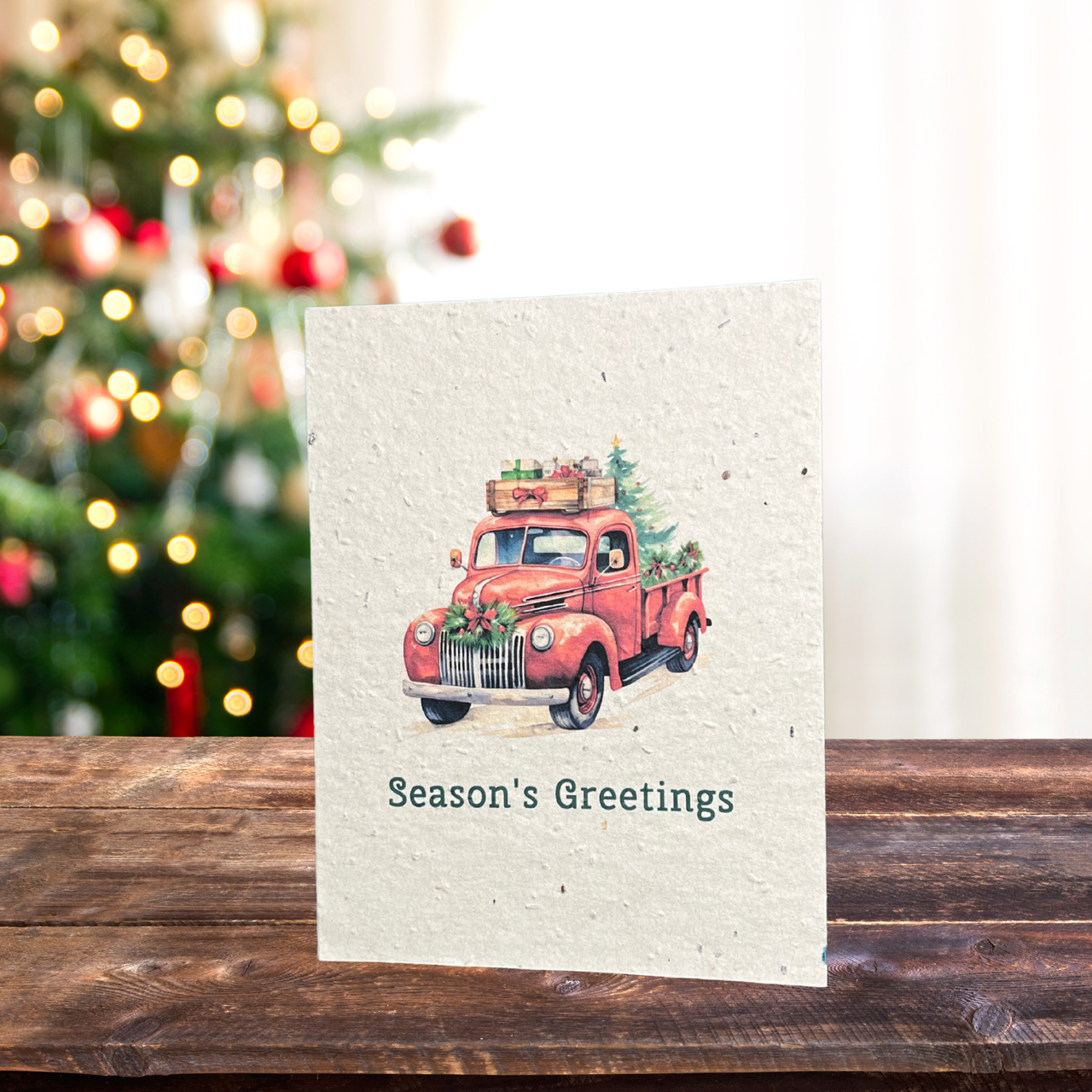 Christmas Greeting Card | Plantable Flower Seed Paper - Greenbriar Market + Refillery