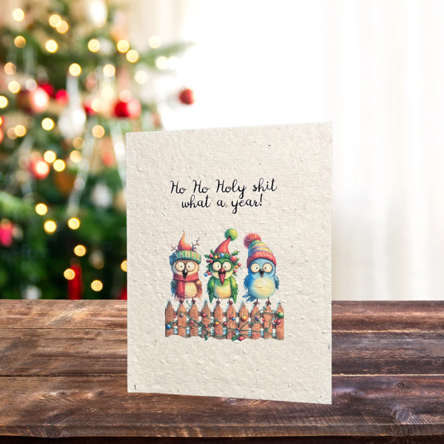 Christmas Greeting Card | Plantable Flower Seed Paper - Greenbriar Market + Refillery