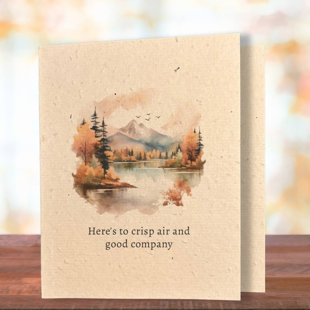 Autumn | Plantable Wild Flower Greeting Card - Greenbriar Market + Refillery