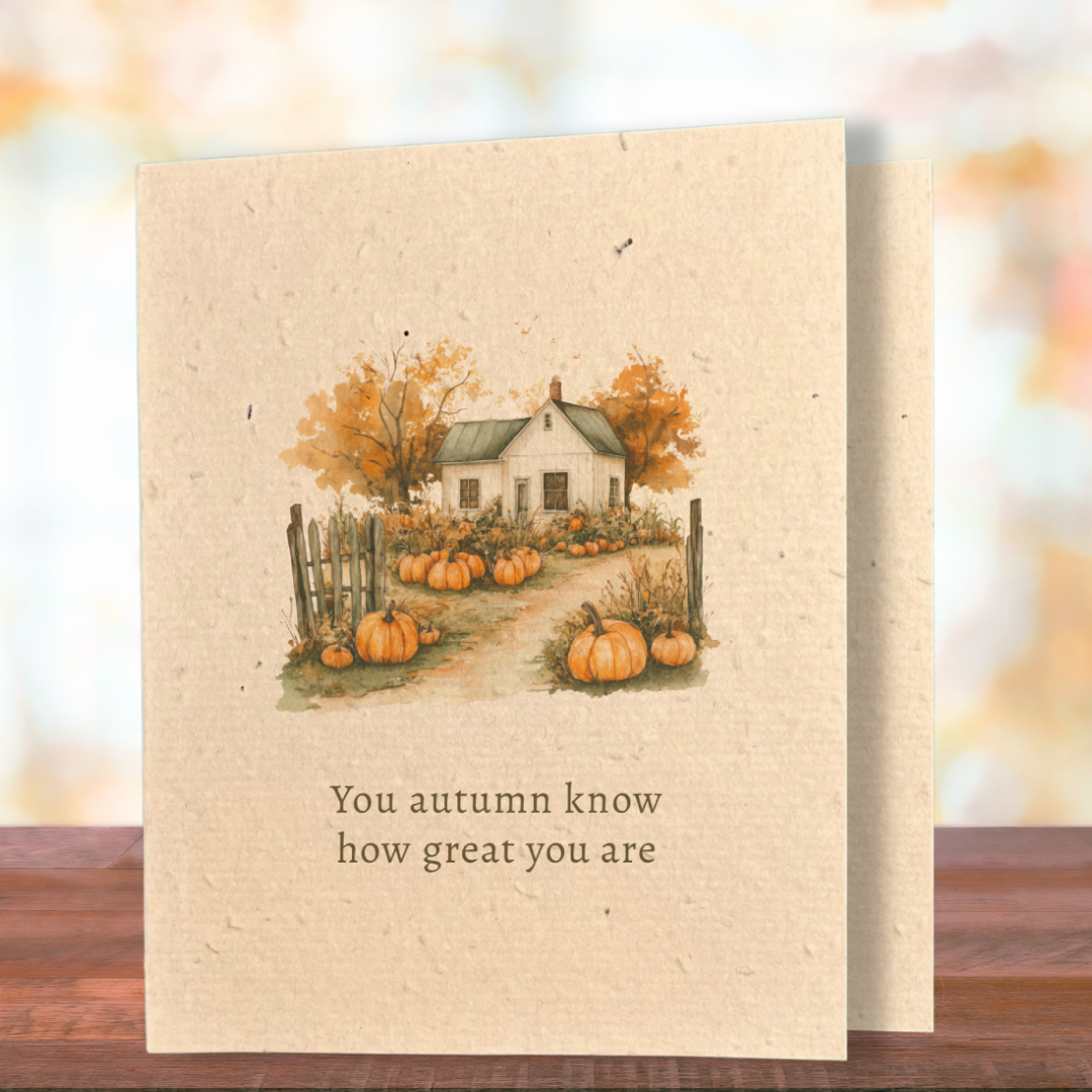 Autumn | Plantable Wild Flower Greeting Card - Greenbriar Market + Refillery