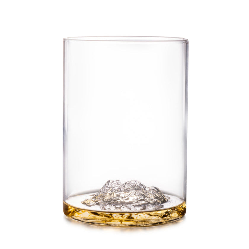 Handblown Mont Tremblant pint glass by MTNPK, available at Greenbriar Market in Calgary