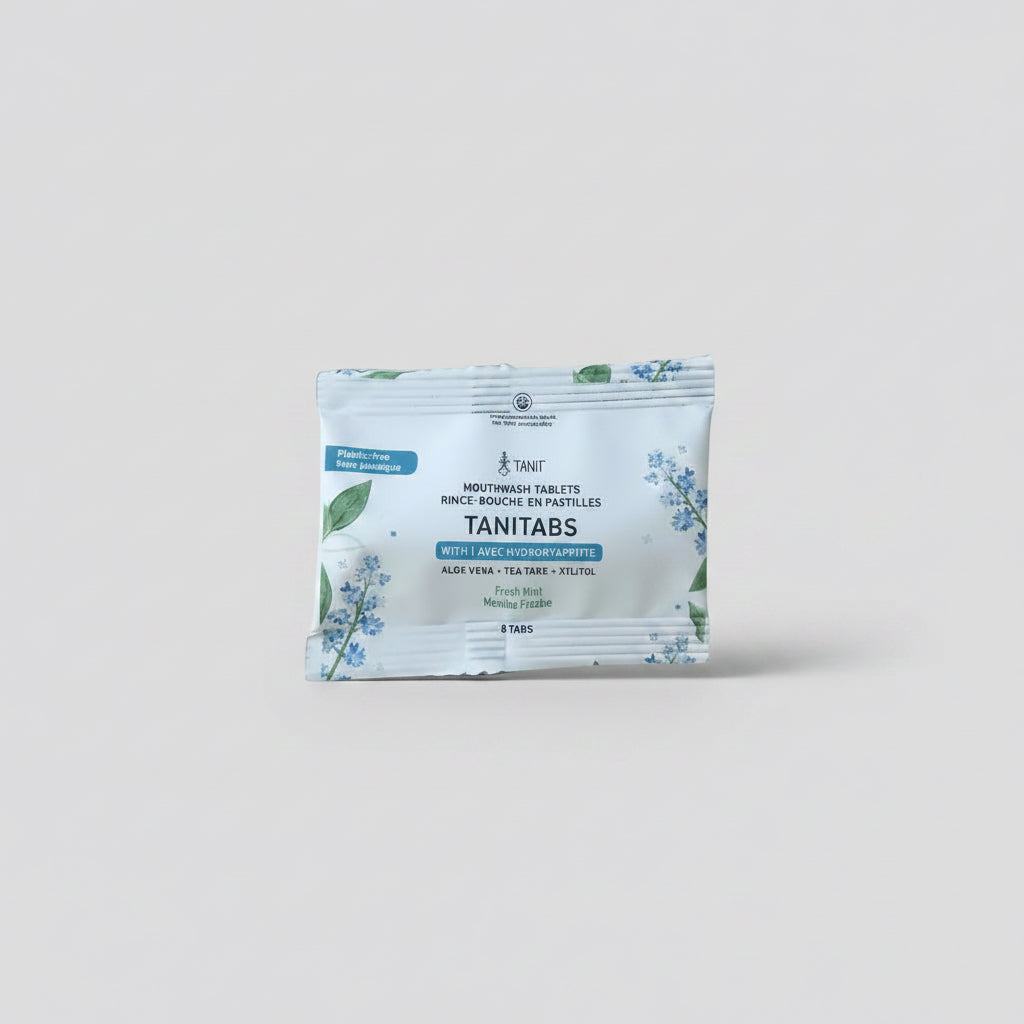 Tanitabs Mouthwash trial pack, 8 compostable tablets, Calgary
